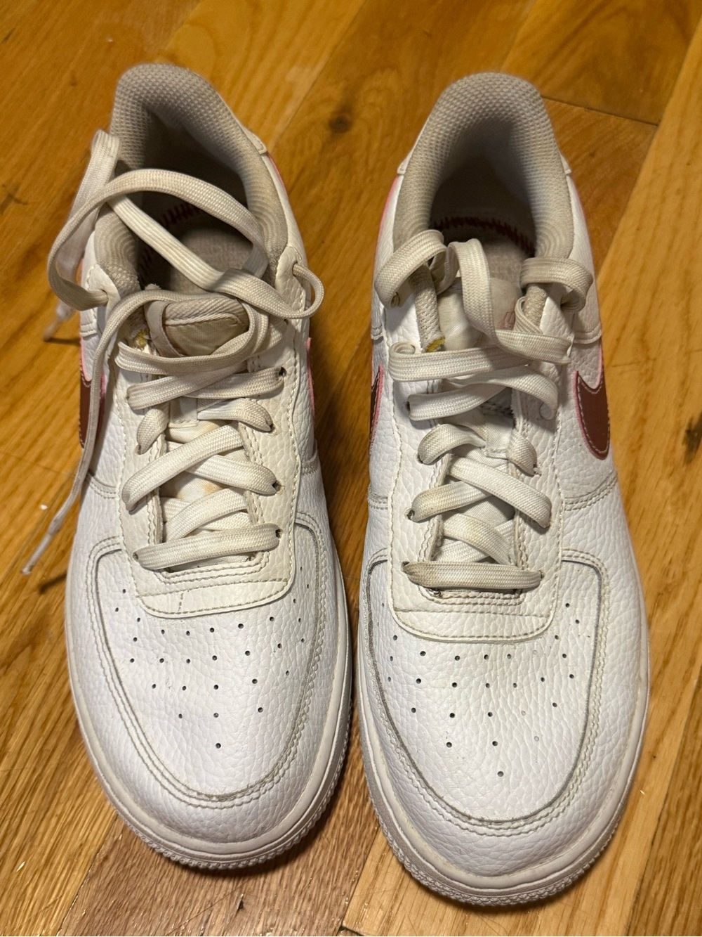 Nike Air Force 1 Low White Pink Glaze GS CT3839-104 Youth size 7Y WMNS 8.5